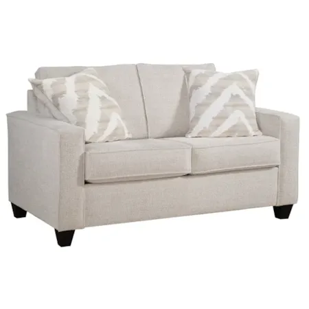 2-Throw Pillow Loveseat