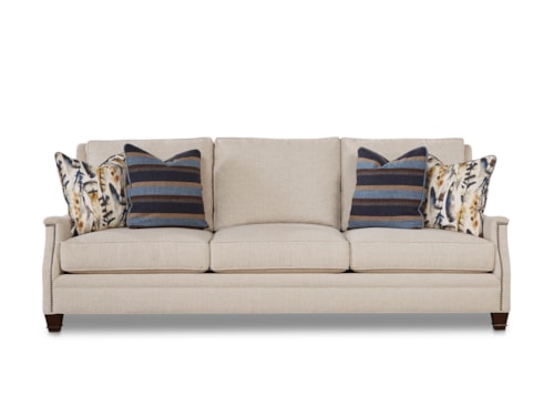 Transitional Sofa with Nailheads