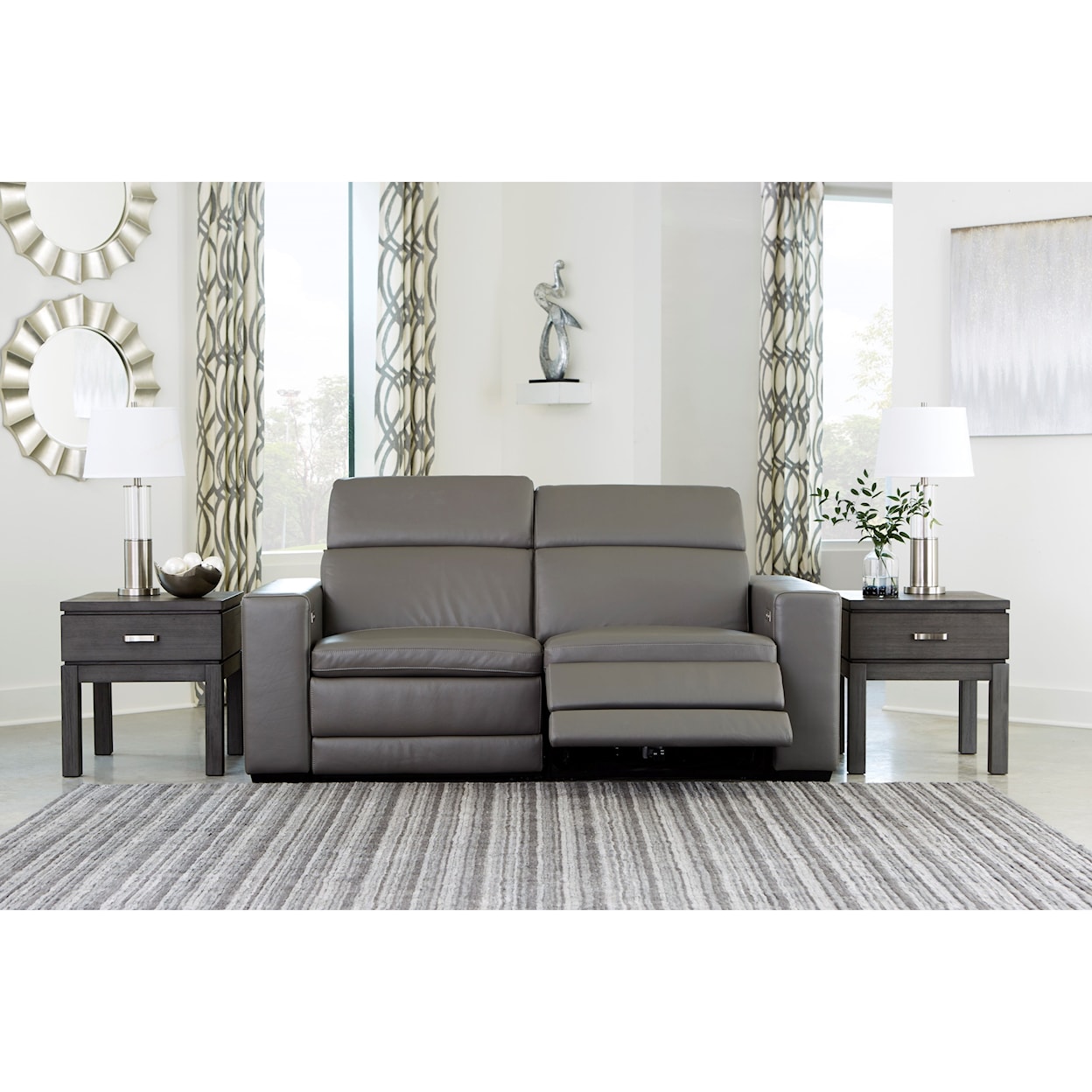 Ashley Furniture Signature Design Texline Reclining Loveseat