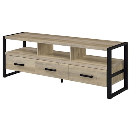 James 3-drawer 60&quot; TV Stand