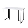 Accentrics Home Accents Metal Frame Marble Top Desk