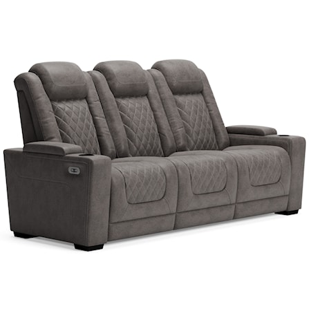 Pwr Rec Sofa with Adj Headrests