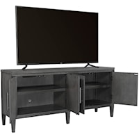 Contemporary 65" Console with Cord Management