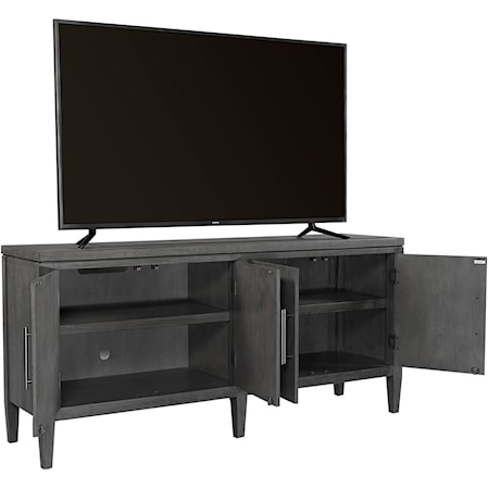 Contemporary 65" Console with Cord Management