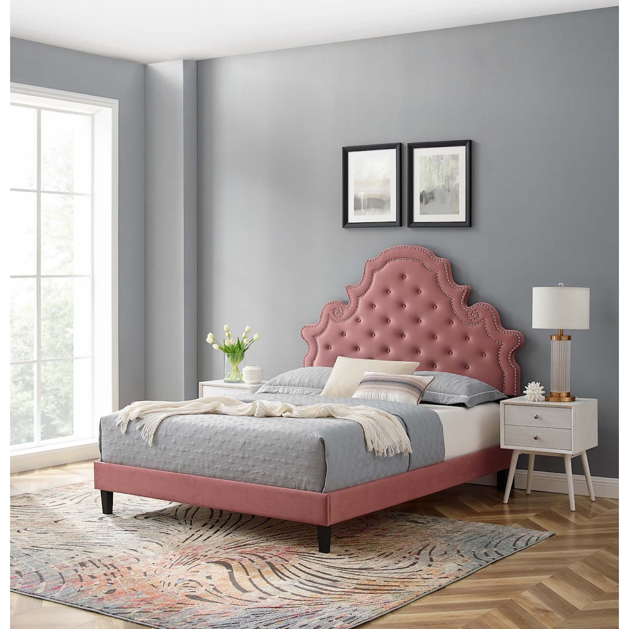 Modway Gwyneth Queen Platform Bed