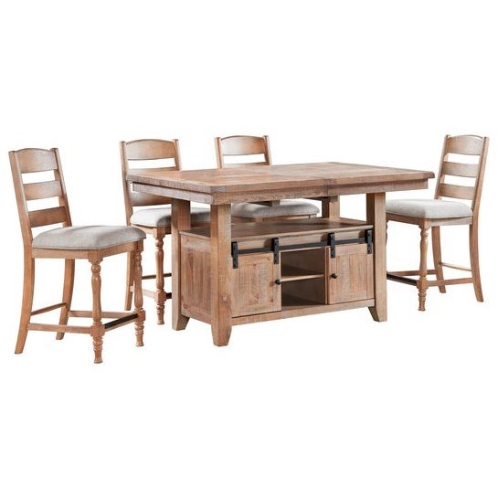 Intercon Highland 5-Piece Counter Height Dining Set