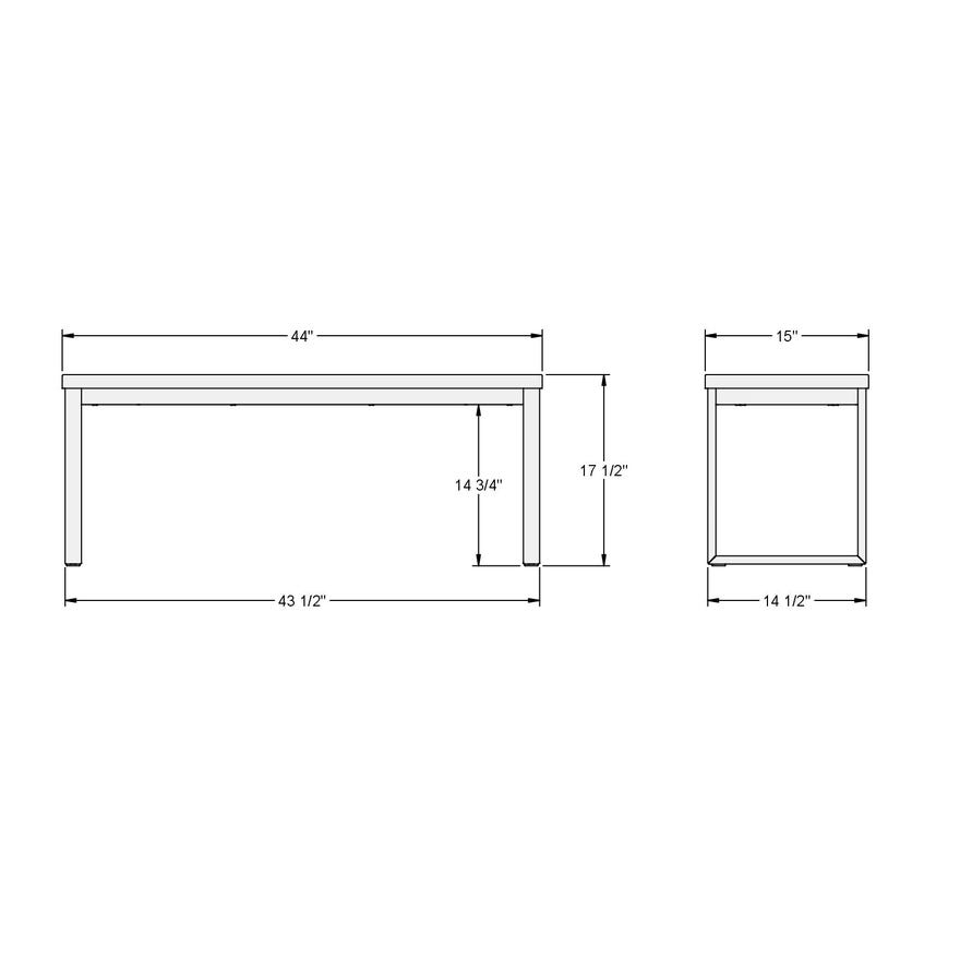 2-Seater Dining Bench