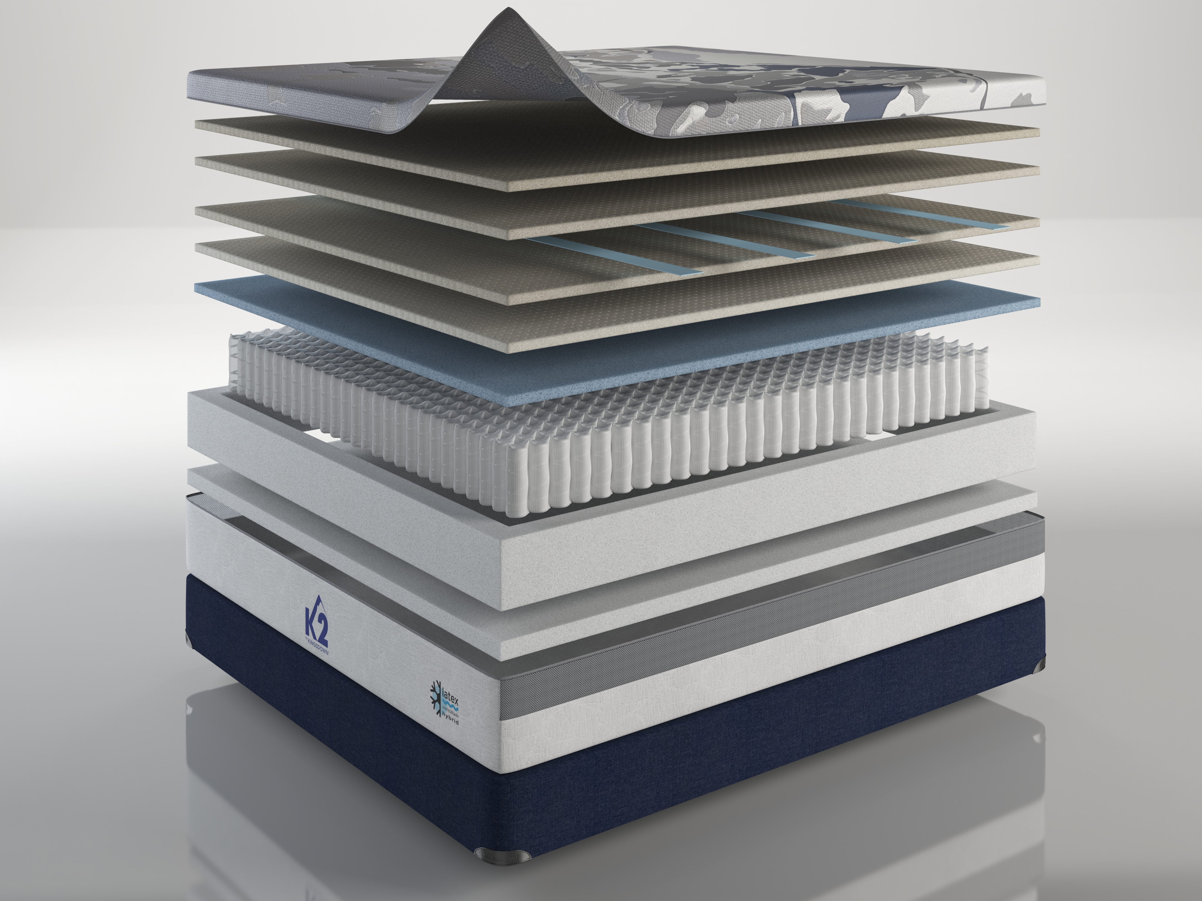 Twin XL Latex Hybrid Plush Mattress