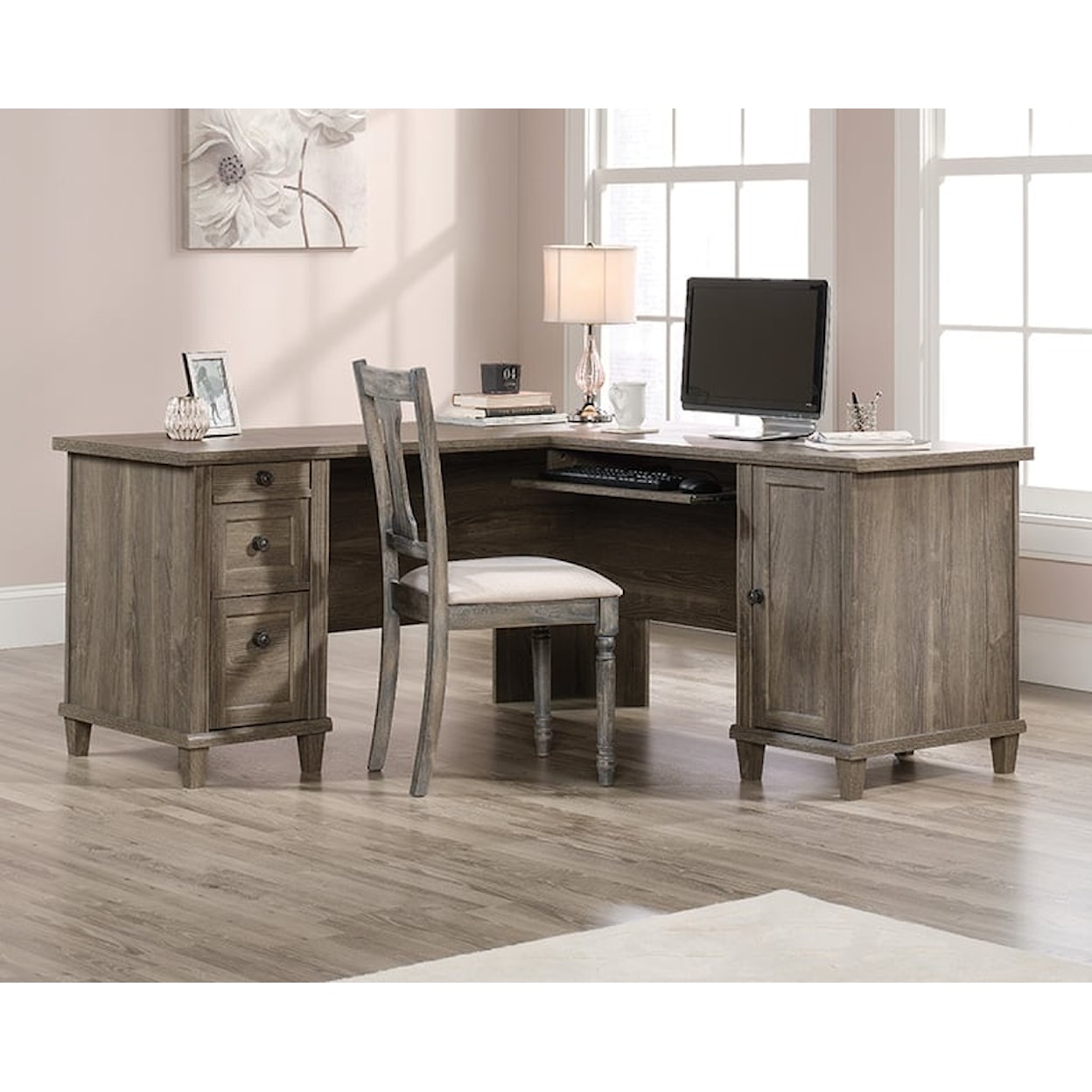 Sauder Hammond L-Shaped Desk