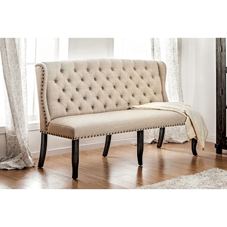 3-Seater Loveseat Bench