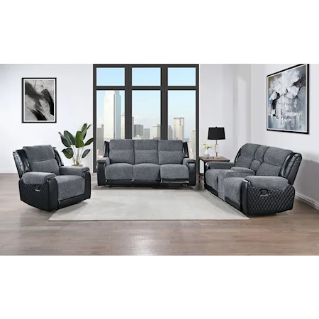 Reclining Sofa, Loveseat, and Recliner Set