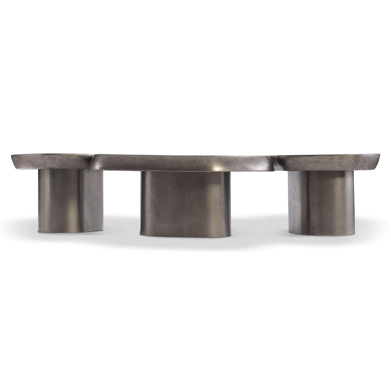 3-pc. Aluminum Flowing Cocktail Table Set