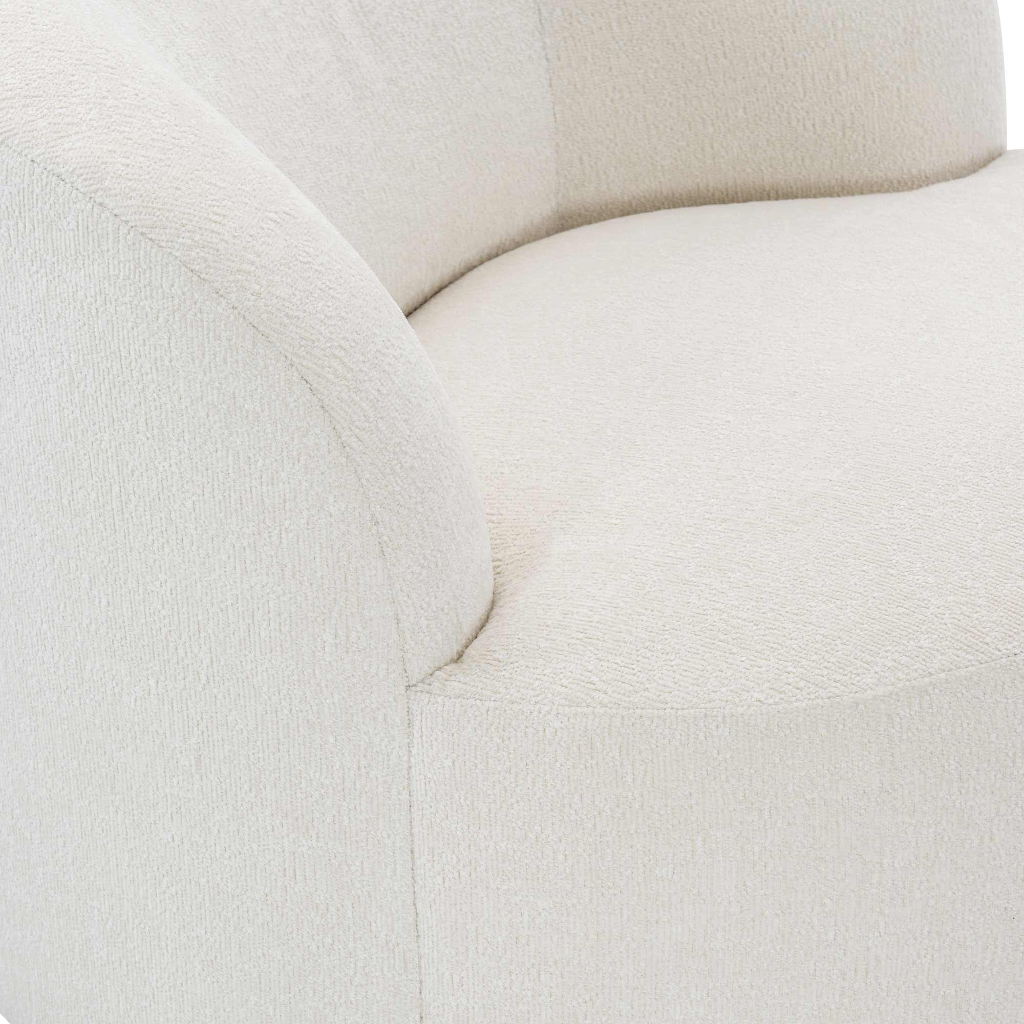 elle 32 wide polyester swivel armchair