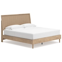 Contemporary King Panel Bed