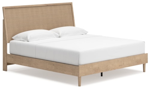 Contemporary King Panel Bed