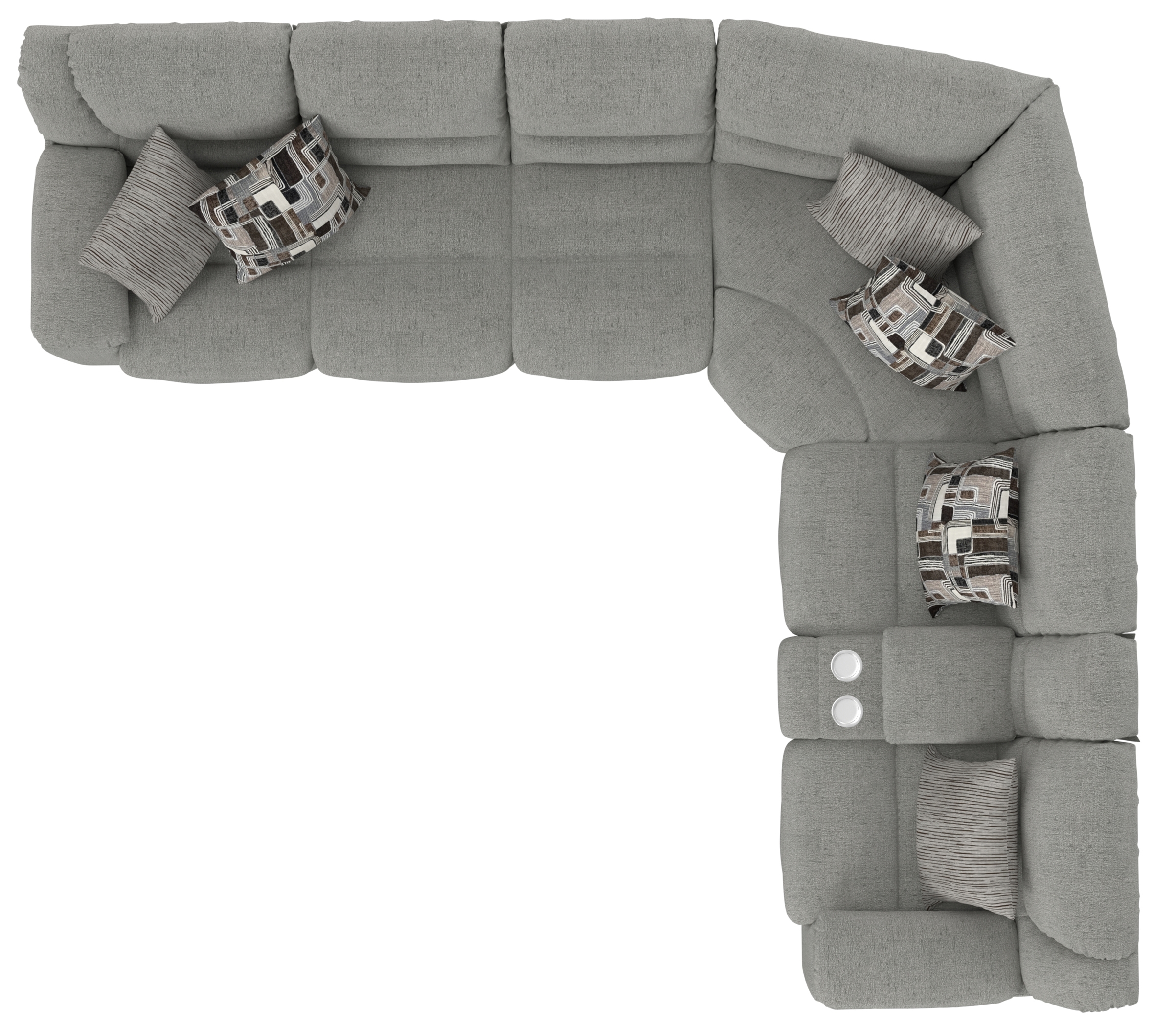 Catnapper Quinn 3-Piece Reclining Sectional Sofa