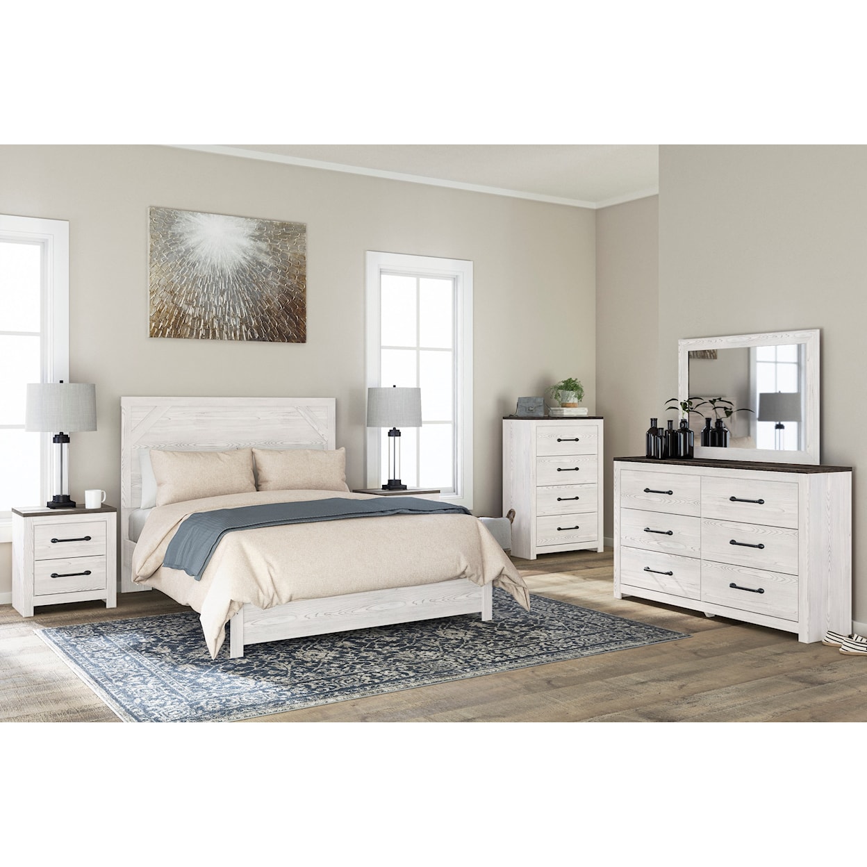 Ashley Signature Design Gerridan Queen Bedroom Group