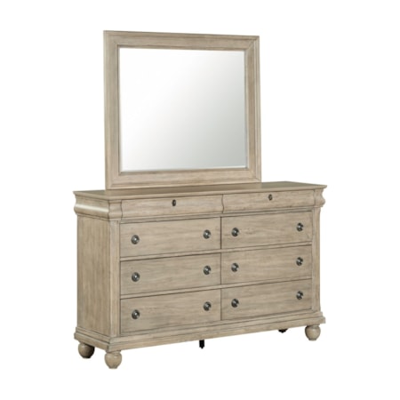 Dresser and Mirror