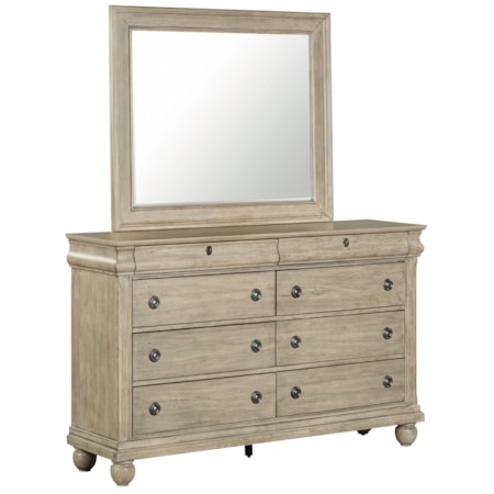 Dresser and Mirror