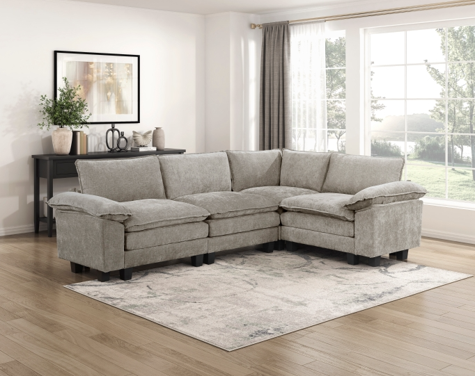 Homelegance Dublin 4-Piece Sectional Sofa