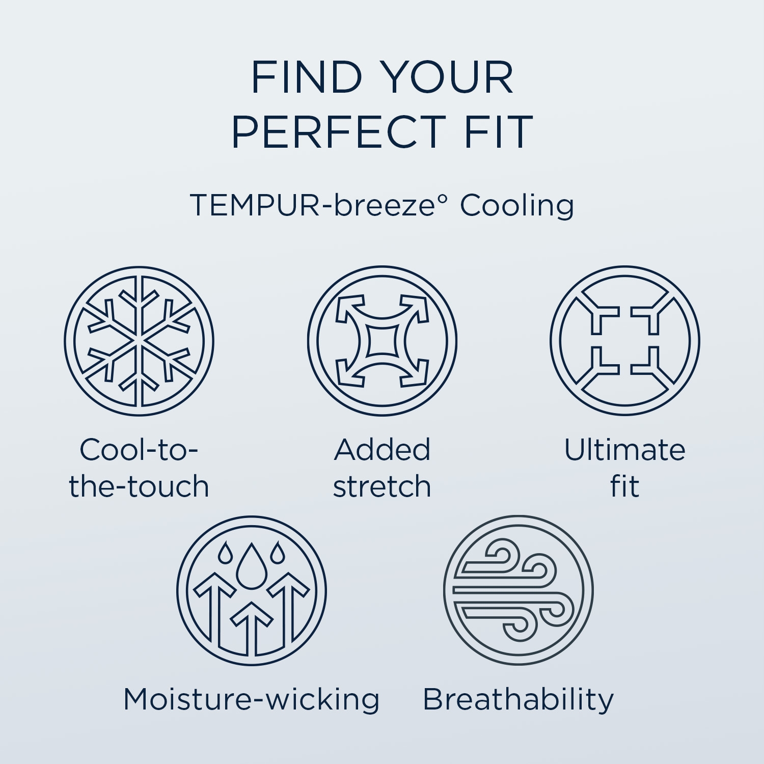 Tempur-Pedic® TEMPUR Breeze Cooling Sheet Set TEMPUR breeze cooling Sheet Set White