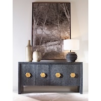 Contemporary 4-Door Credenza