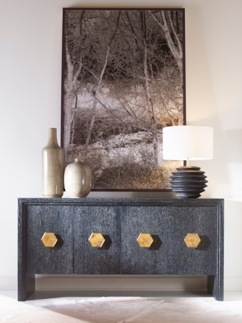 Contemporary 4-Door Credenza