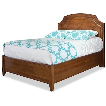 Transitional King Terrace Panel Bed