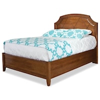 Transitional Queen Terrace Panel Bed