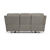 Flexsteel Aarons Power Headrest & Lumbar Reclining Sofa