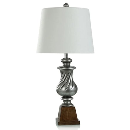 Silver Table Lamp