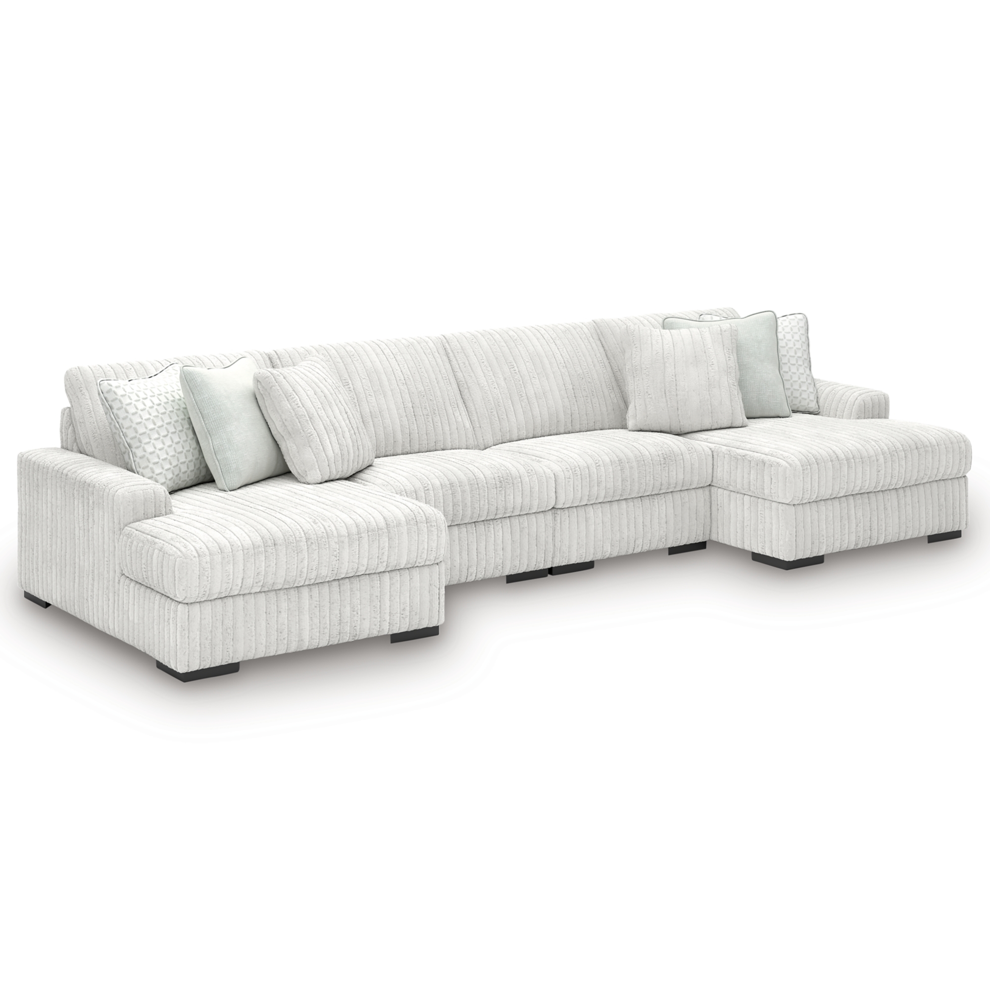 4-Piece Sectional With Double Chaise