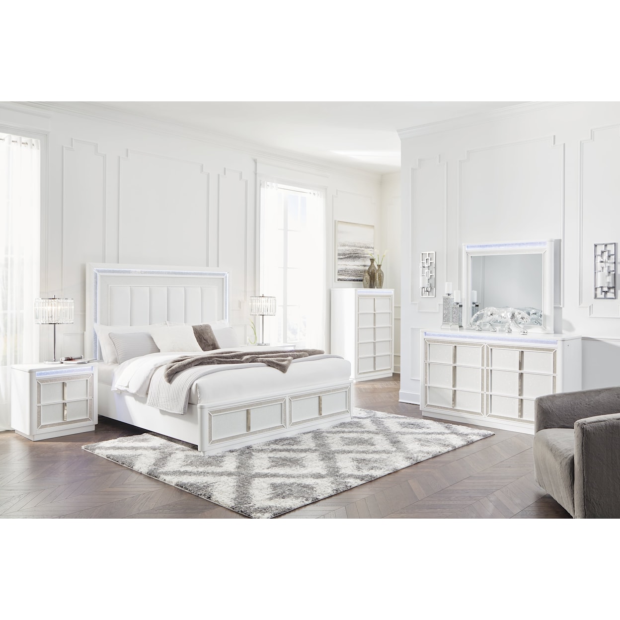 StyleLine Chalanna Queen Bedroom Group