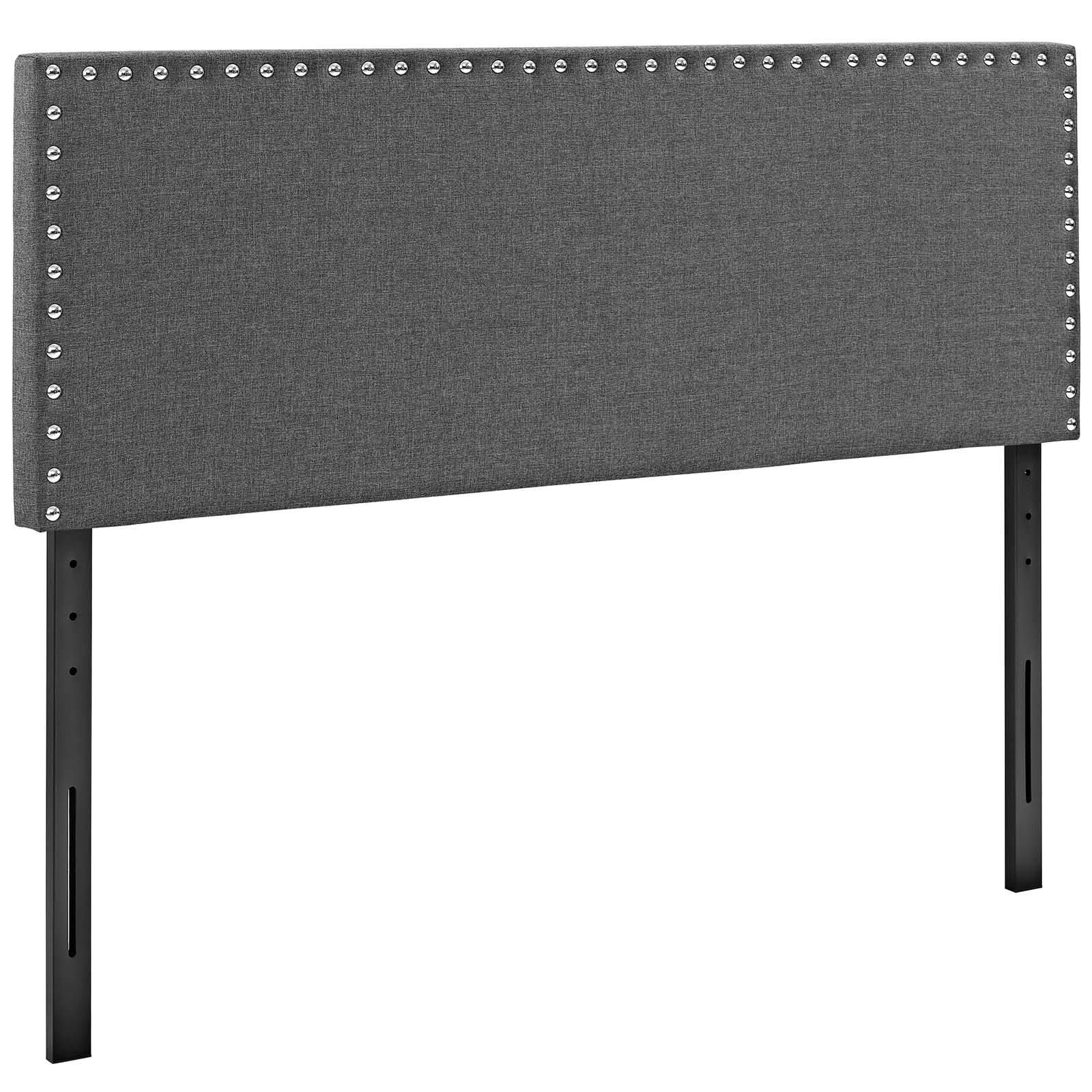 Modway Phoebe MOD5384GRY Transitional Upholstered Full Headboard with