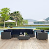 Modway Sojourn Outdoor 7 Piece Sectional Set