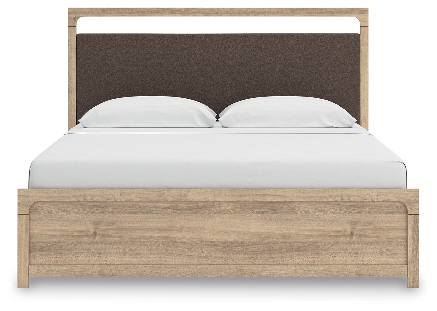 King Upholstered Platform Bed