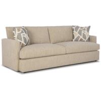 Casual Sofa with Two Pillows