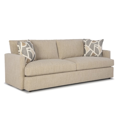 Casual Sofa with Two Pillows
