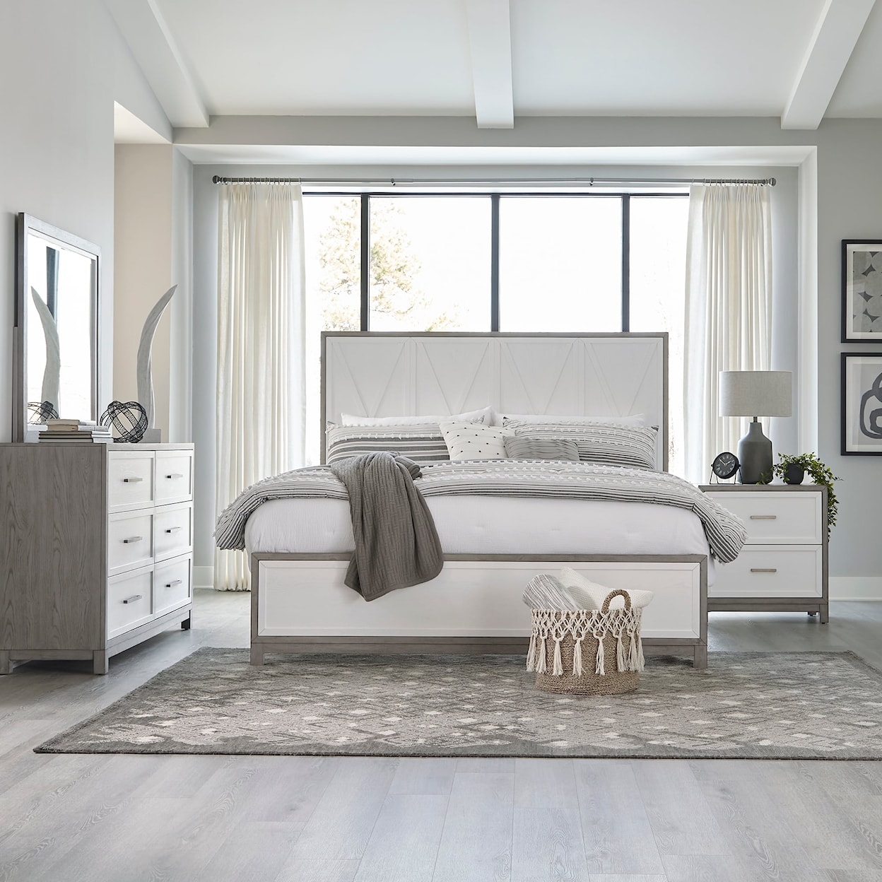 Liberty Furniture Palmetto Heights Queen Bedroom Group 