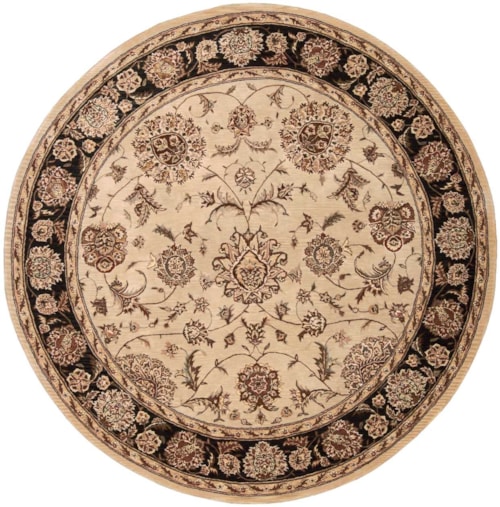 6'  Beige Round Rug