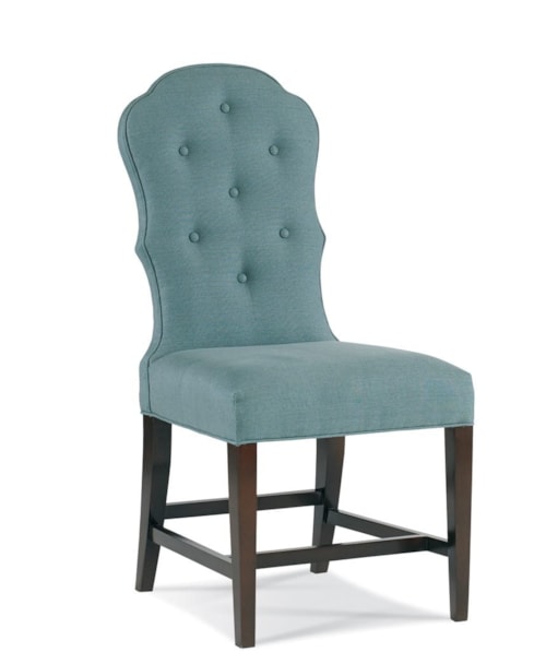 Traditional Dining Chair with Tufted Back