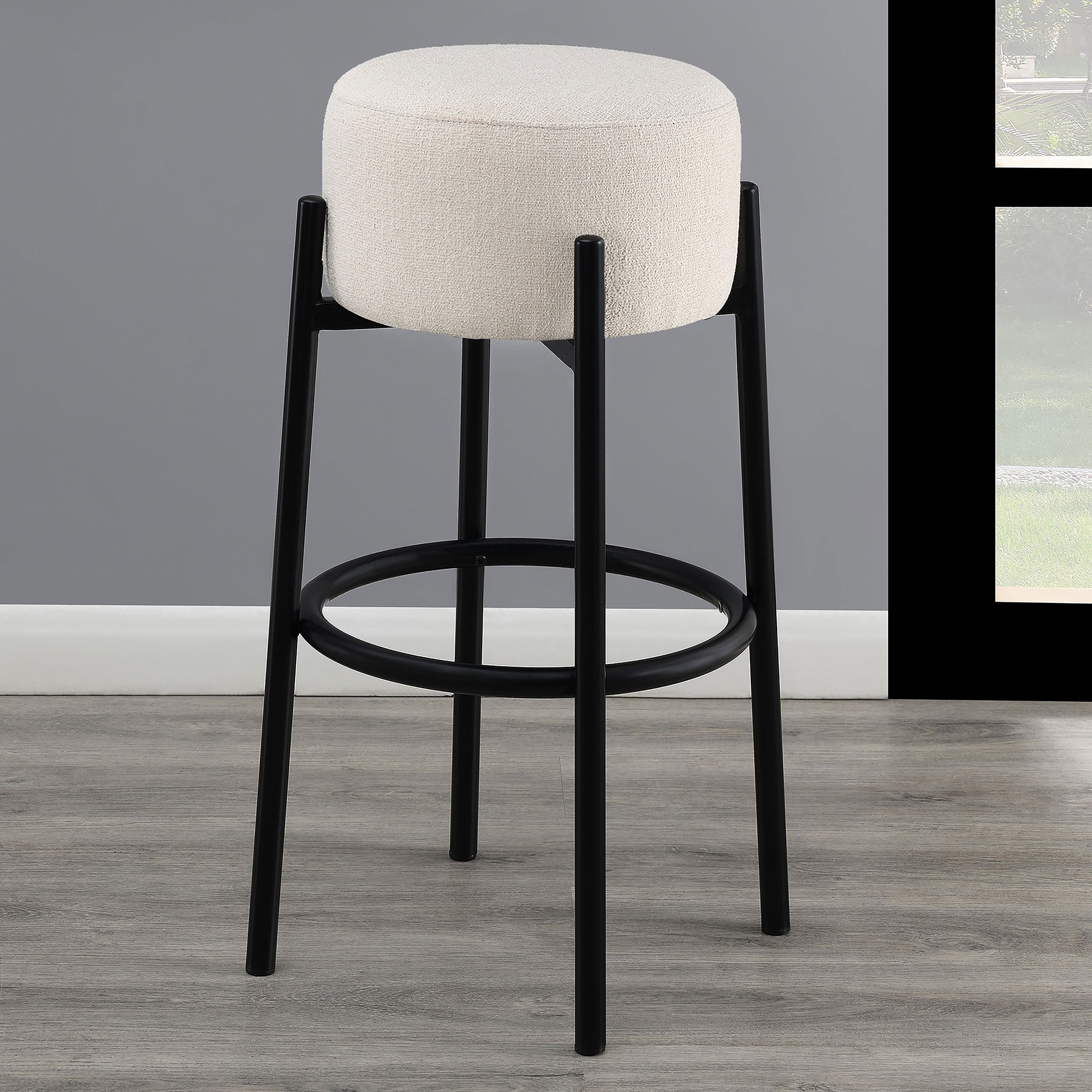 Leonard Backless Bar Stool