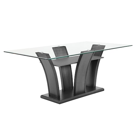 Dining Chair with Glass Top