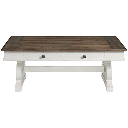 Cottage Coffee Table with Storage