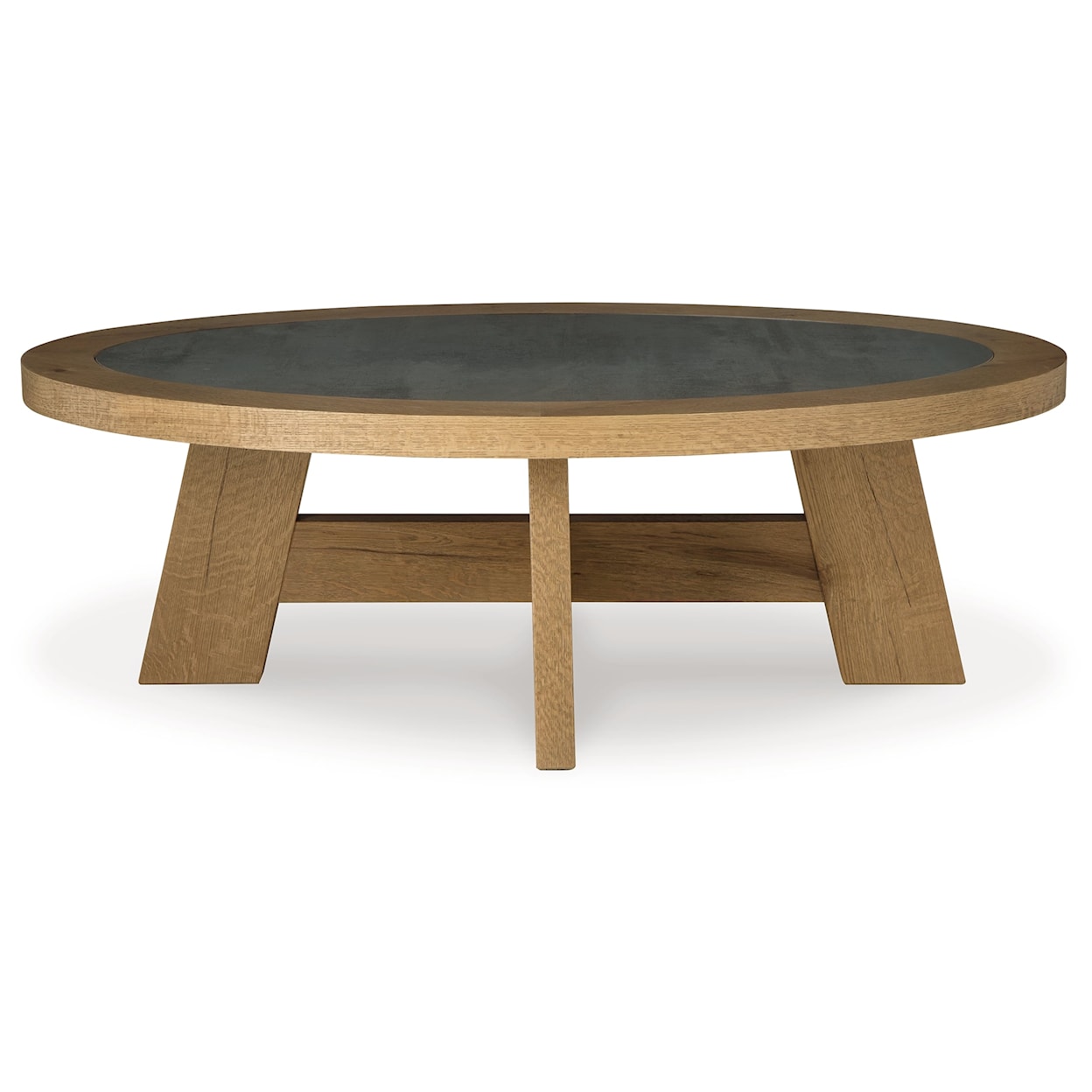 Ashley Furniture Signature Design Brinstead Oval Cocktail Table