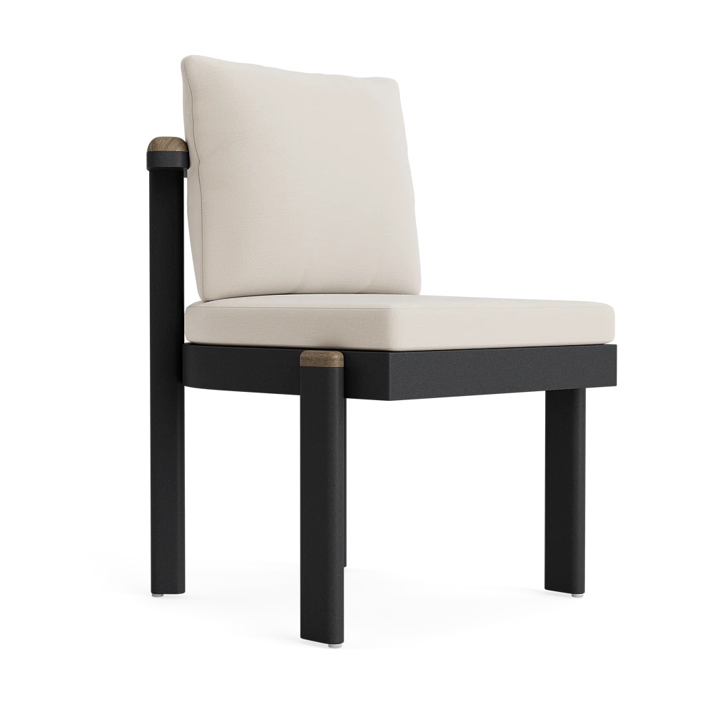 Brown Jordan Luca 8-pc. Modern Aluminum Dining Set w/Bench