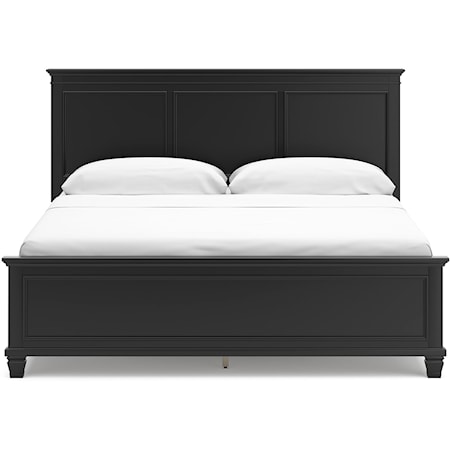 Casual California King Panel Bed