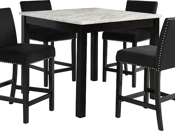 5-Piece Counter Height Dining Set