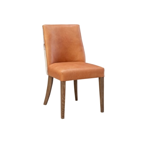Dining Chair with Hair-on-Hide Back