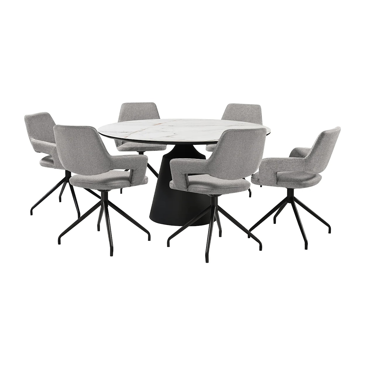 Armen Living Knox / Penny Dining Set